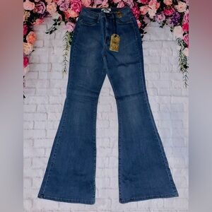 High waisted flar jeans